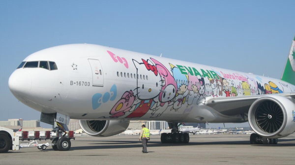 EVA Air unveils new Hello Kitty jet - Los Angeles Times